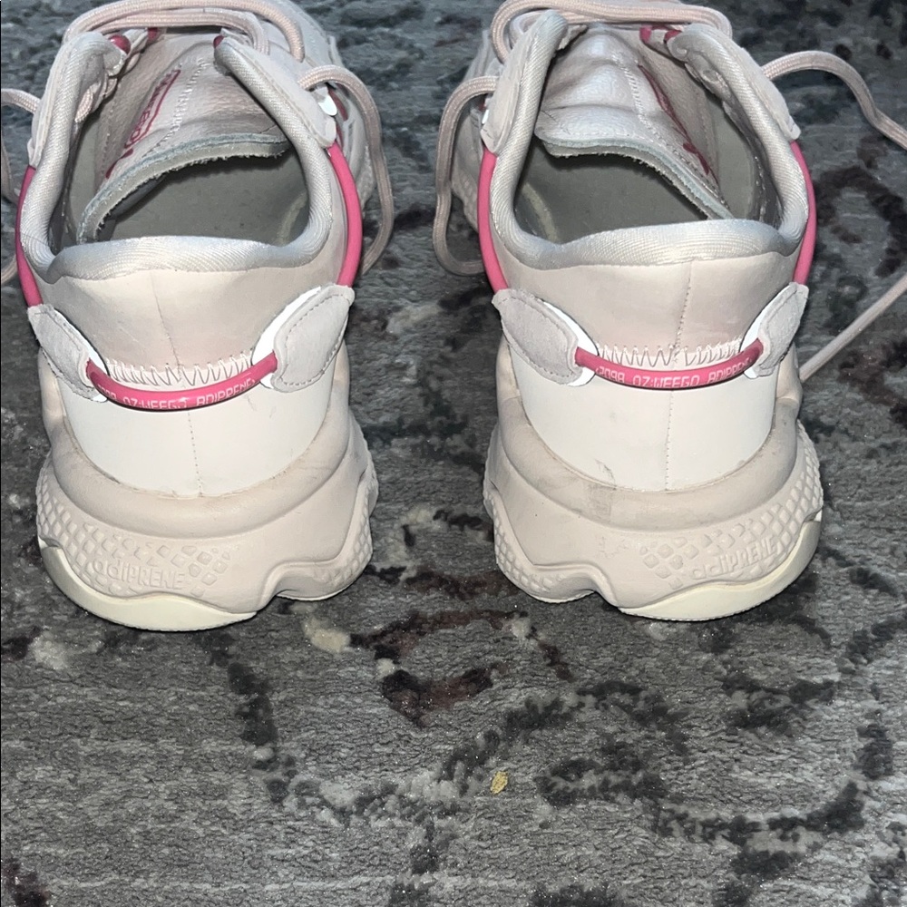 adidas White and Pink Men’s Sneakers - Picture 8 of 9